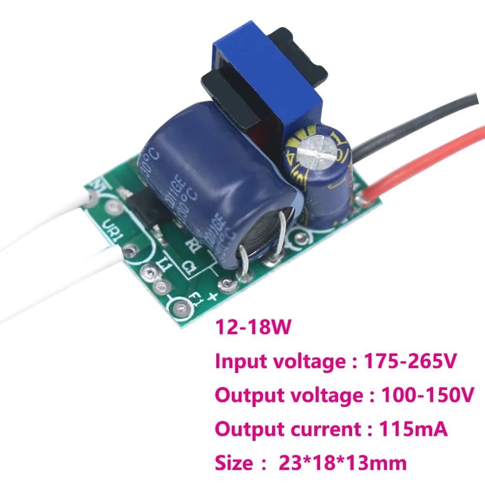Alimentation LED, Pilote non isolé, TransDispositifs d'éclairage, 3-7W, 7-9W, 9-12W, 12-18W, 18-24W,