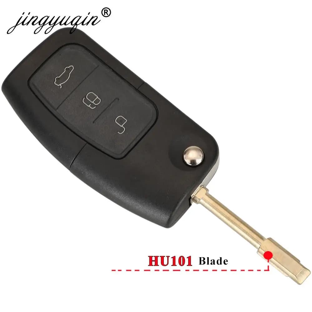 Jingyuqin 315/433MHz 4D63 4D60 clé à distance de voiture pour Ford Fusion Focus Mondeo Fiesta Galaxy