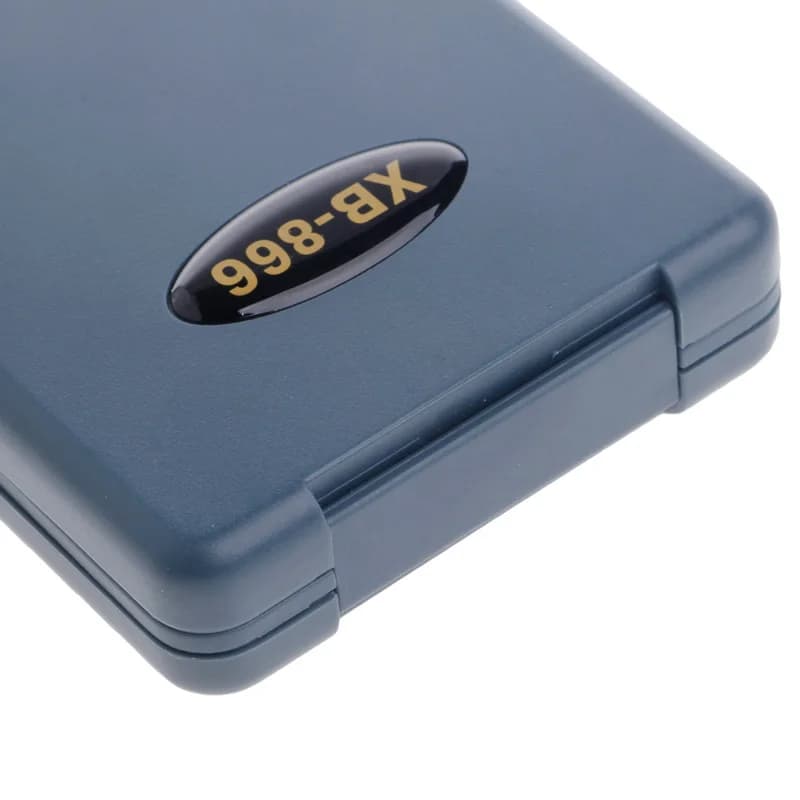 Mini testeur de voltmètre LCD XB866, outil de testeur de poche, multimètre numérique de poche AC/DC 