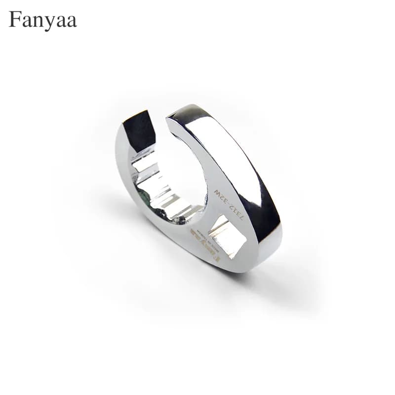 Fanyaa – outil de serrage à écrou évasé, tête de clé à tube à extrémité ouverte prune 1/2 pouces 20-