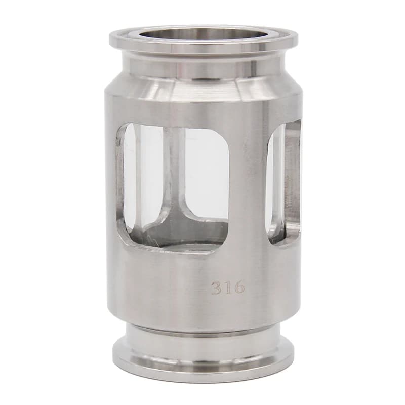 Verre de Visée Compact TC de 1.5 Pouces, 50.5mm, 1.35 Pouces, ID 3.5 Pouces, OAL, en Acier Inoxydabl
