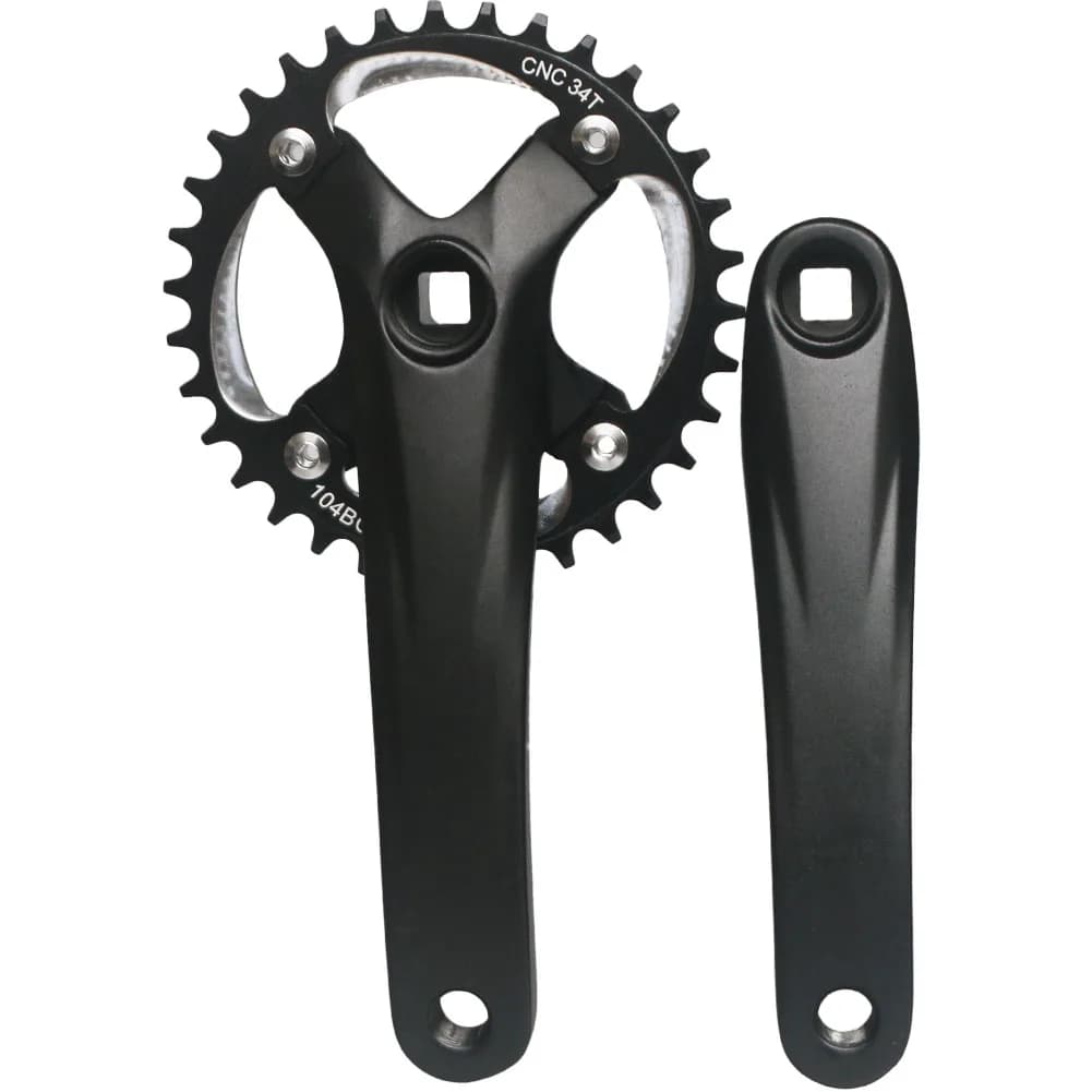 170 104BCD 64BCD vtt vélo manivelle ensemble carré conique manivelle VTT pédalier 30T ~ 42T plateau 