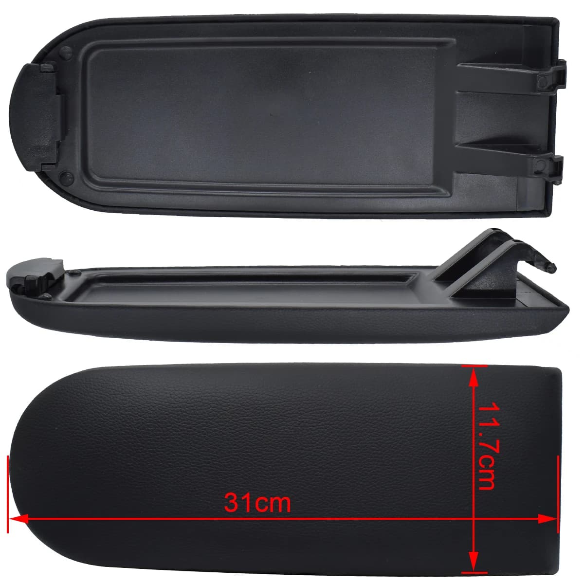 Couvercle d'accoudoir de voiture, couvercle de loquet, Console centrale, Clip de verrouillage centra