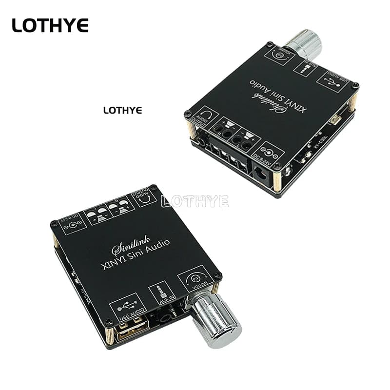 MINI amplificateur de puissance numérique Audio sans fil 50Wx2 Bluetooth 5.0, carte stéréo, amplific