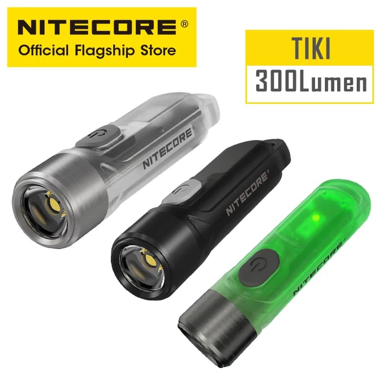 NITECORE TIKI Source multi-lumière USB-C Charge Portable EDC Camping lampe de poche APC UV Mini port