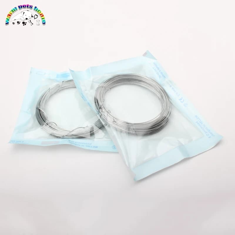 Fils orthopédiques en acier inoxydable médical, fil de cerclage 0.4-1.5mm, Instruments vétérinaires