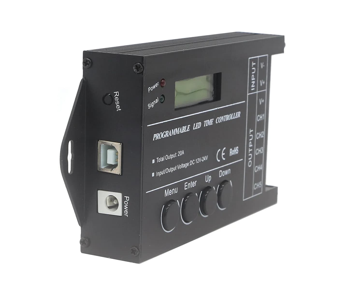 TC420 TC421 contrôleur Programmable de temps Wifi 5 CH sortie DC12V/24V 20A RGB contrôleur de bande 