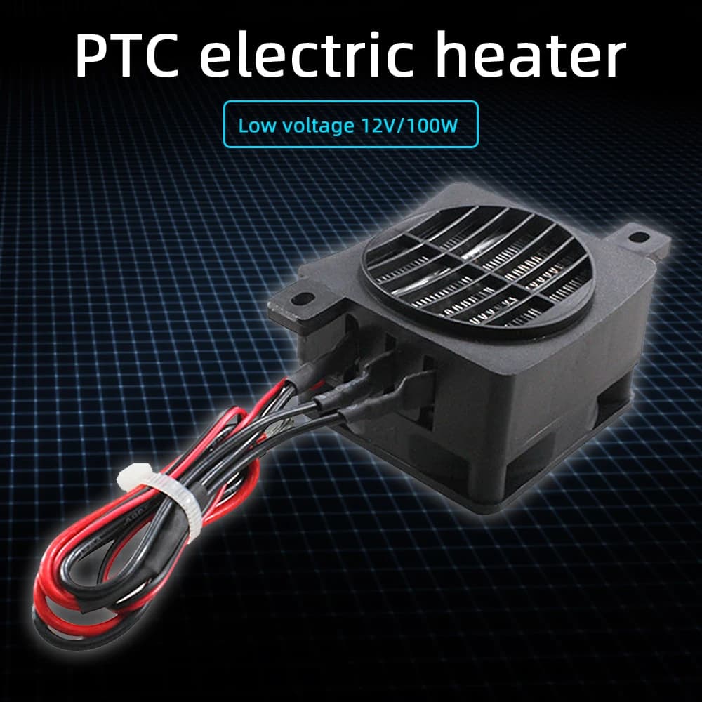 DC 12V 100W chauffage de pièce économie d'énergie PTC voiture ventilateur d'air chauffage températur