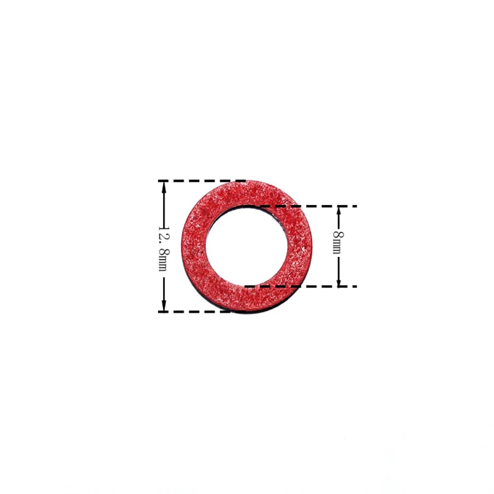 332-60006-0 Joint d'étanchéité rouge Boîtier inférieur pour moteur de bateau Yamaha