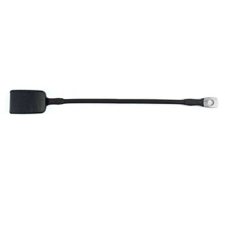 Longue tige L = 430mm/370mm, longue tige en plastique noire pour voiture, boucle de ceinture de sécu