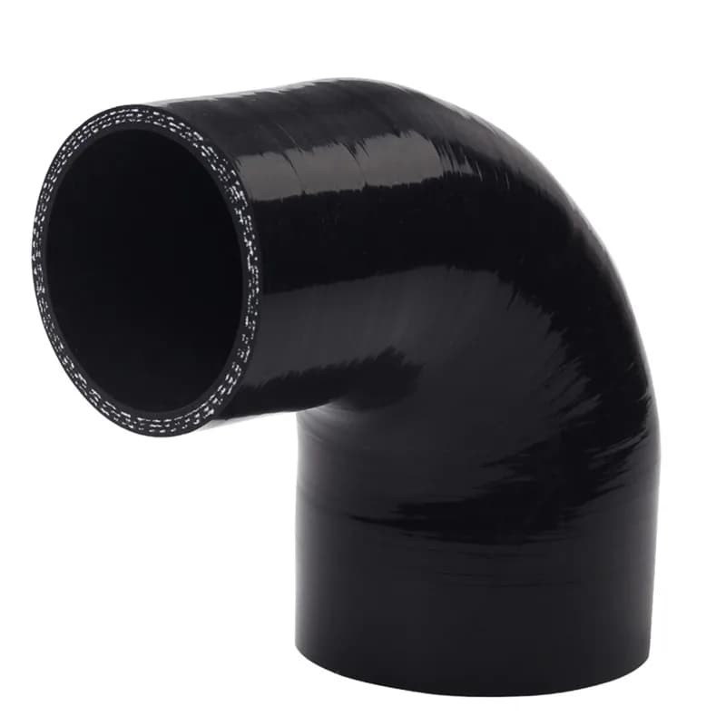 Tuyau en Silicone coude à 90 degrés 50mm 63mm 70mm 76mm 89mm 102mm noir bleu Intercooler tuyau d'adm