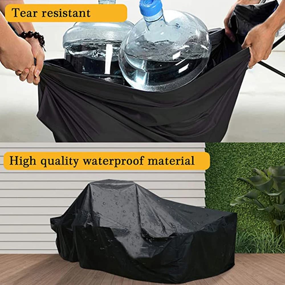 Couverture Bâche de Protection de Table, Bâche Couverture Jardin pour Meuble Chaises Imperméable au 