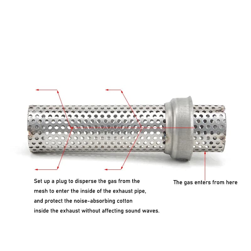 51mm 60mm universel DB tueur catalyseur sans lacet Moto silencieux bruit son échappement Moto évasio