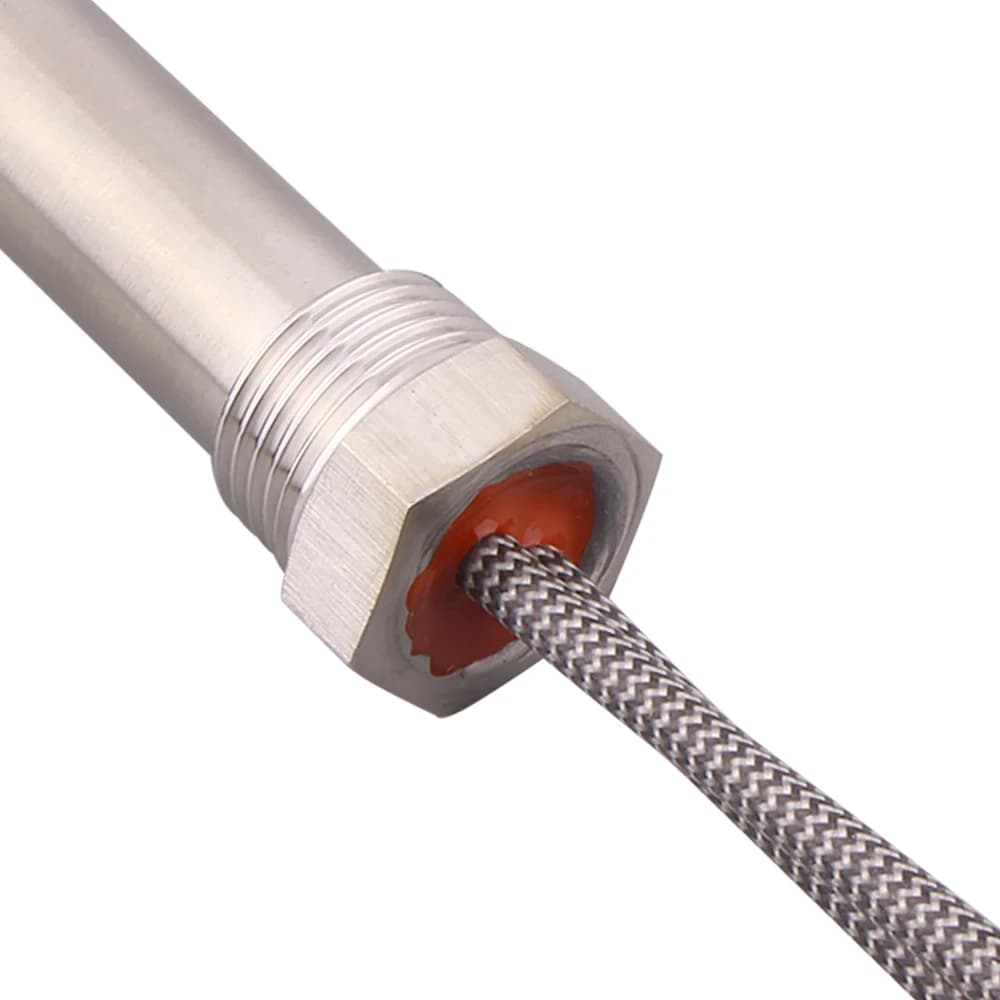 Cartouche chauffante à Immersion, filetage 1/2 ", résistance à tige chaude cylindrique 220V 300W 500