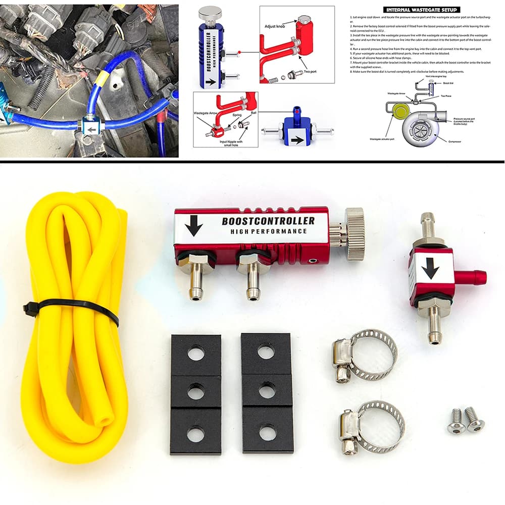 Kit de contrôleur de surpression Turbo manuel, réglable, universel, 1-30 PSI, contrôle de Booster en