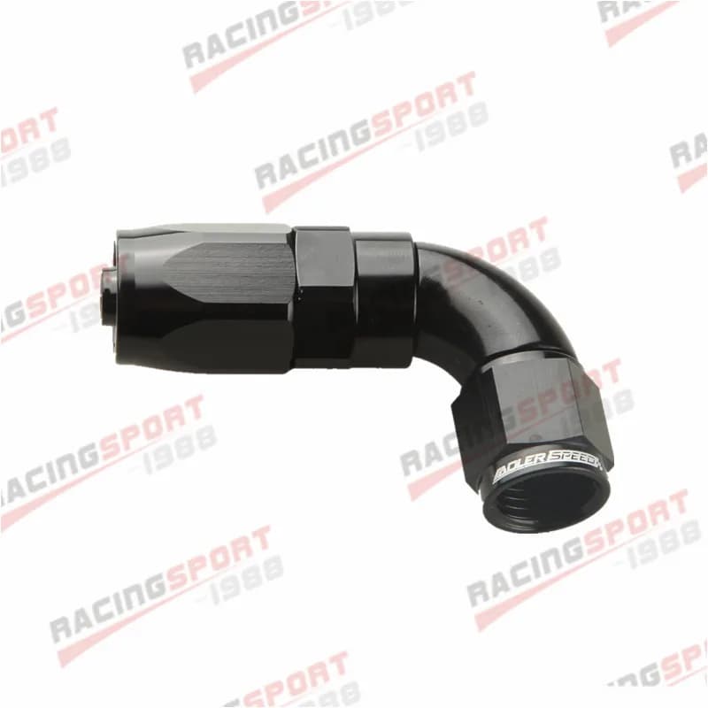 Raccord pivotant en aluminium à 45/90 degrés AN4 AN6 AN8 AN10 AN12 à débit maximal pour extrémité de