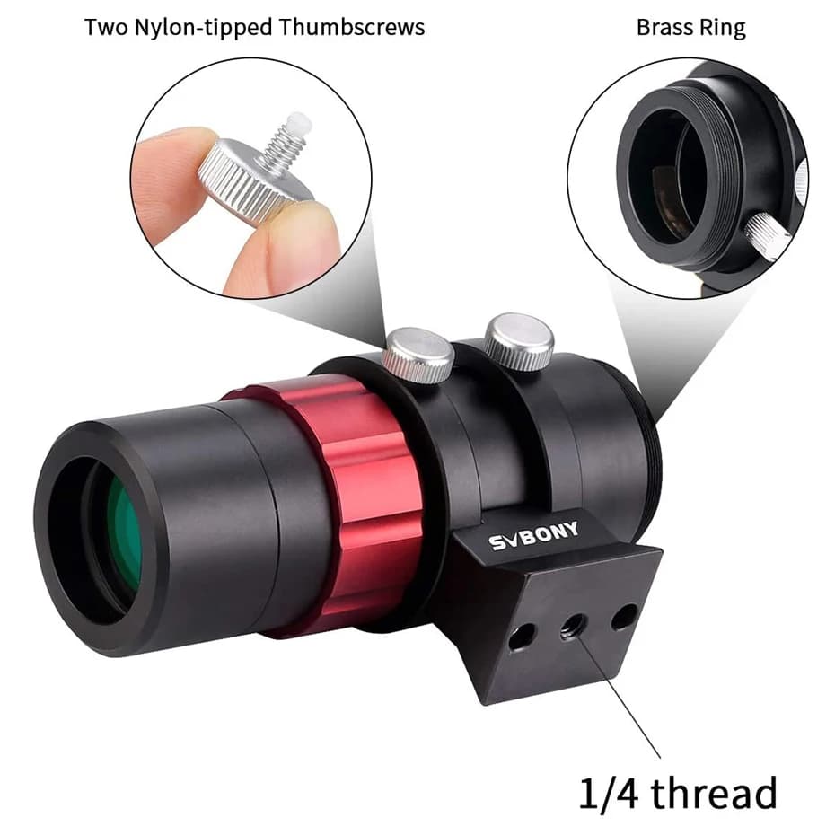 SVBONY-Lunette de guidage compacte ultra-mini pour caméras à guidage automatique, SV165, SV305, ZWO,