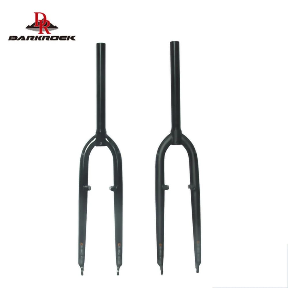 26/27.5ER DARKROCK CM-3 /CM-5 cr-mo Steels fourche avant 28.6mm disque et V frein vtt fourche rigide