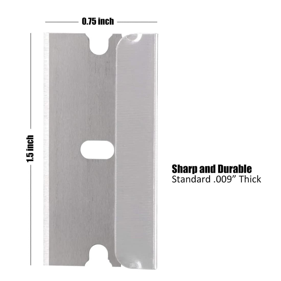 50pcs 100 pièces lame de rasoir grattoir métal verre colle nettoyant dissolvant couteau remplacement