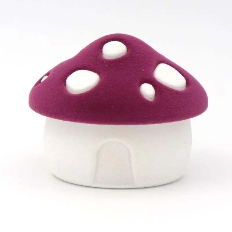 Jolie boîte cadeau en velours, petite maison, bijoux, emballage pour bague, boucle d'oreille, collie