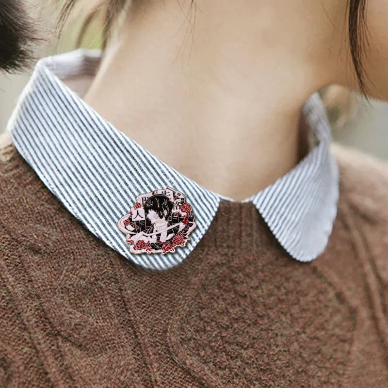 Broche en émail Bungo Stray Dogs, broche Dazai Osamu, badge anime