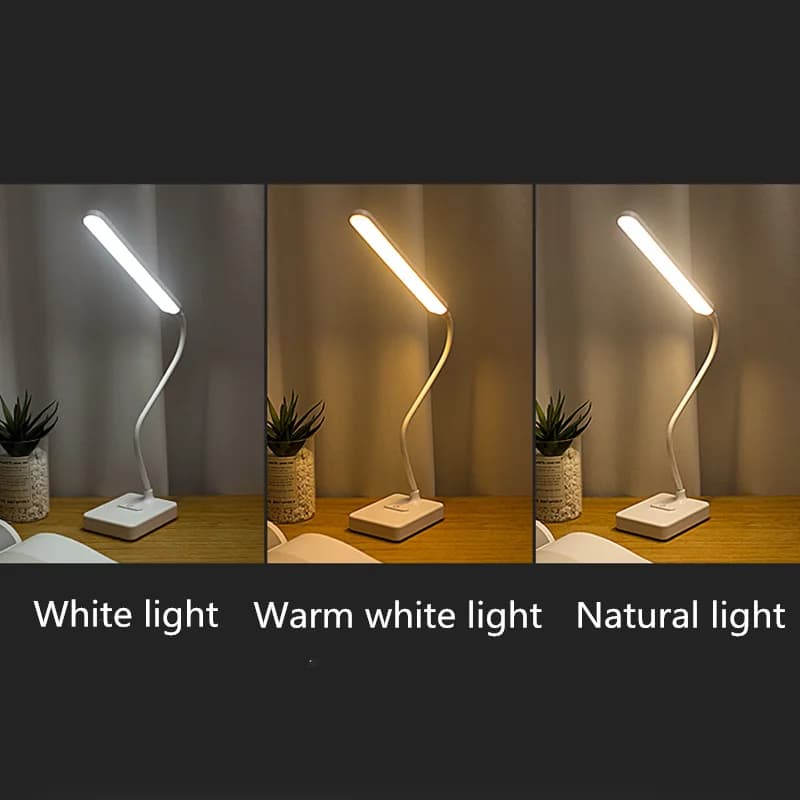 LED tactile gradation lampe de bureau USB charge lecture protection des yeux table lumière apprentis