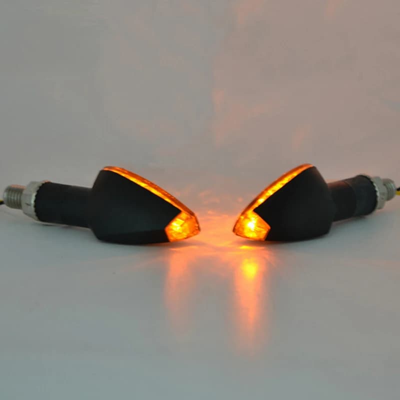 Clignotant de moto universel, indicateur de lumière ambre, 14 LED, 12V, 1PC