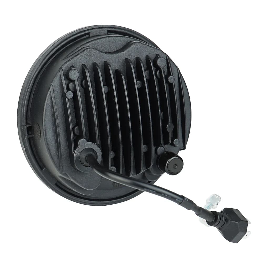 Projecteur de phare LED pour moto, 5.75 pouces, anneau Halo, 5 3/4 pouces, faisceau haut et bas, cli