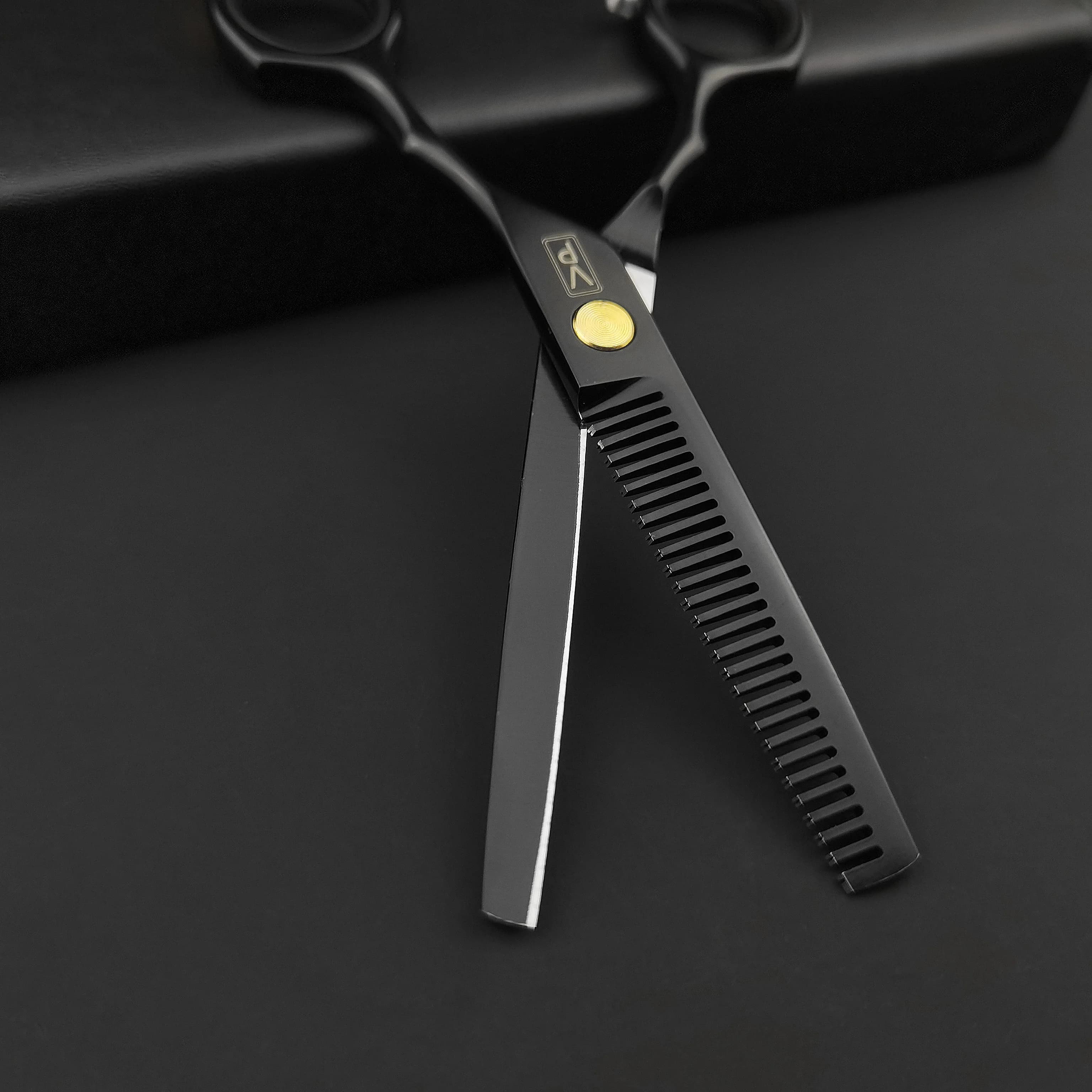 5.5 ''440c ciseaux en acier inoxydable coiffeurs professionnels ciseaux à cheveux Salon de coupe de 