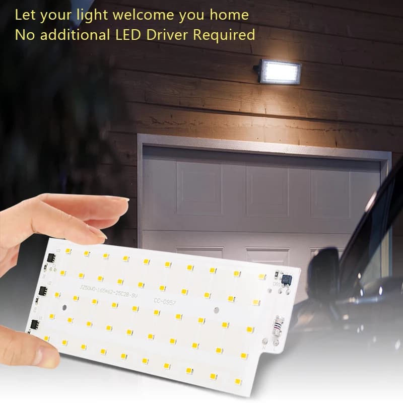 2 pcs/lot 50W LED puce projecteur ca 220V 240V SMD 2835 projecteur projecteur perles LED lampadaire 