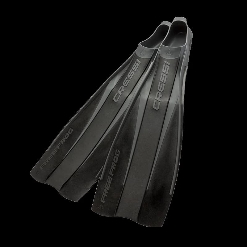 Cressi – palmes de plongée sous-marine à haute résistance, pied complet avec poche, longue lame, san