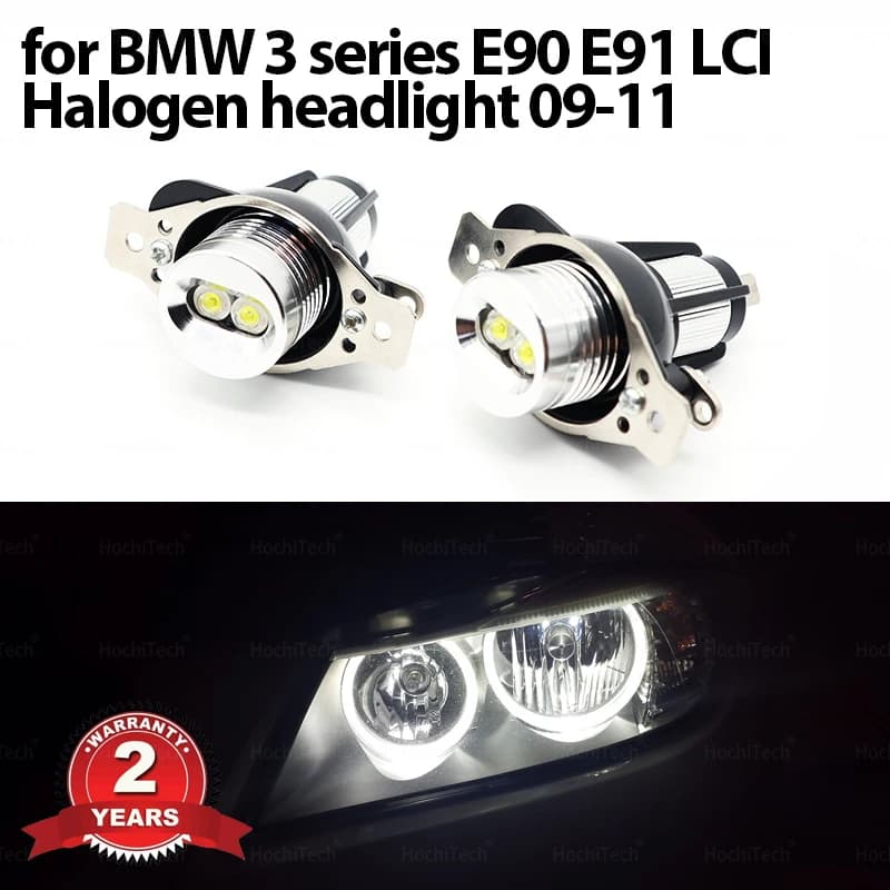 Feu diurne 20W haute puissance longue durée 328i 335i yeux d'ange pour BMW série 3 E90 E91 LCI gen p