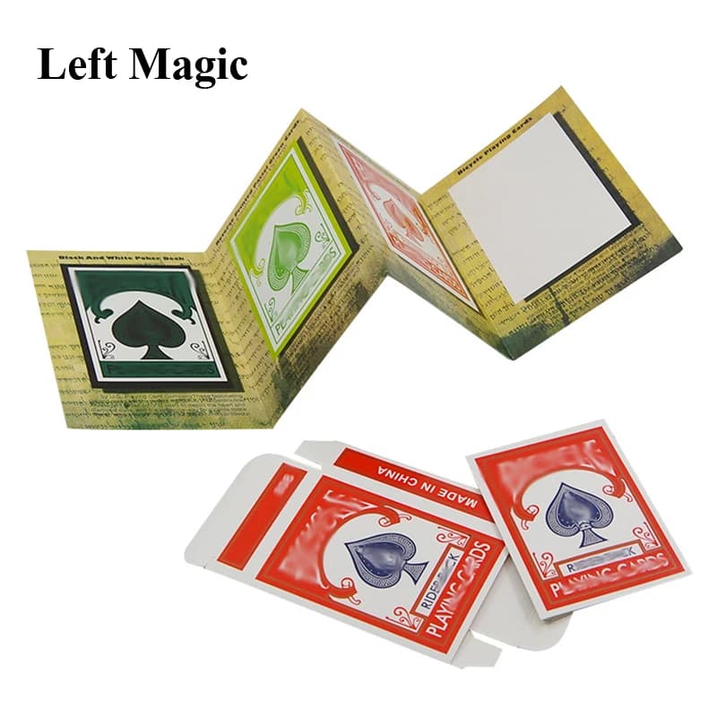 Jeu de cartes tours de magie 3D, publicité, tours de magie amusants, jeu de cartes, magicien, gros p