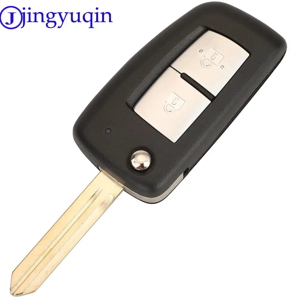 Jingyuqin clé à distance rabattable TWB1G767 433MHz PCF7961M 4A pour Nissan Qashqai (J11E/J11R) Micr