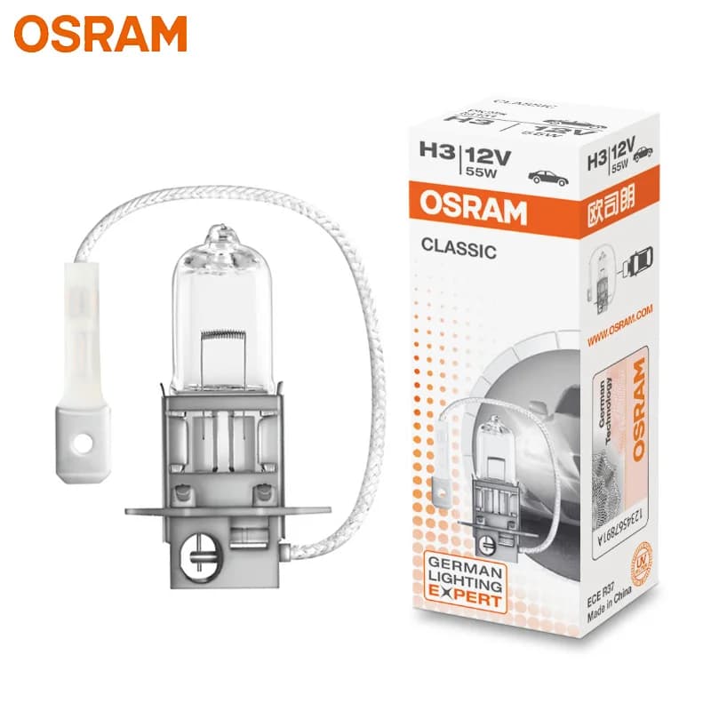 OSRAM Original H1 H4 H3 H7 12V Auto Standard lampe 3200K tête antibrouillard 55W 80W 100W voiture am