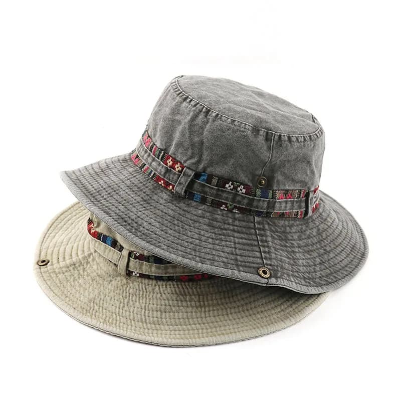 Chapeau d'été en coton pour hommes, protection UV, casquettes de soleil polyvalentes, plein air, esc