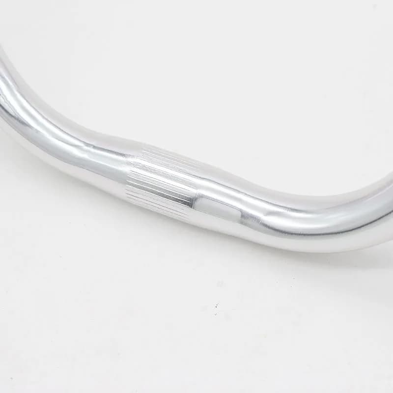 Guidon de vélo en alliage d'aluminium, guidon incurvé, poignées horizontales, grandes hirondelles, p