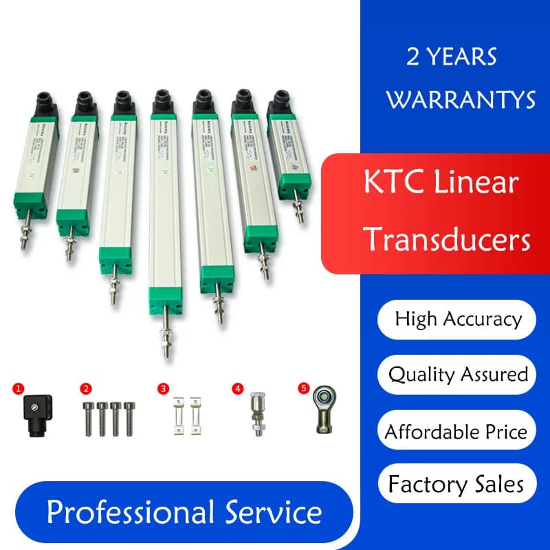 KTC-Échelle de Déplacement Linéaire de Transducteur 50-450mm, Capteur à Nervures, Nouvelle Règle Éle