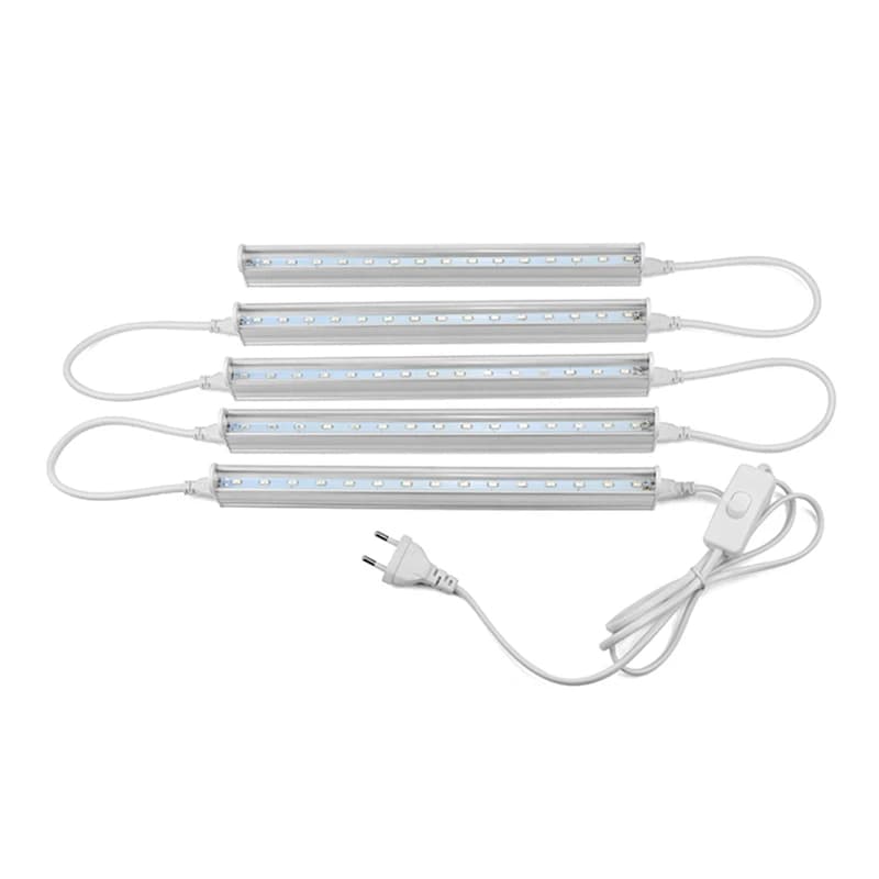 Tube lumineux Led T5 0.3m 1ft 2835 SMD, barre de bande 220V 230V 240V, blanc naturel 4000K, rouge gl