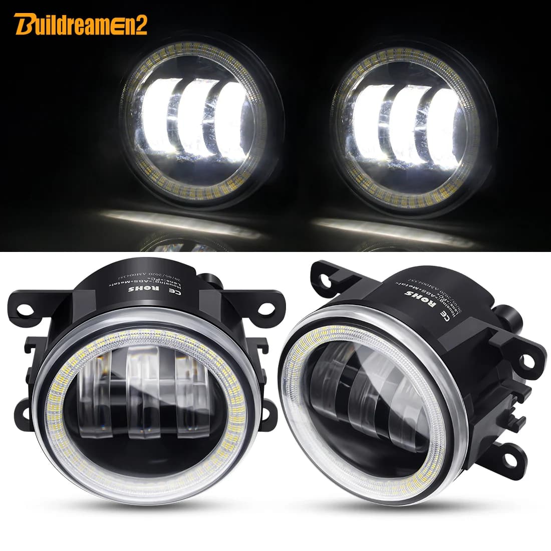 2 X phare antibrouillard Angel Eye pour Subaru Forester WRX STI Impreza XV BRZ Justy Outback Legacy 