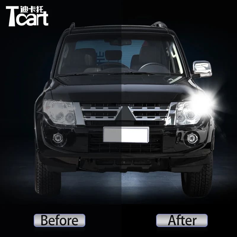 Clignotant LED pour Mitsubishi Pajero Montero Shogun V80/ NS, accessoires de voiture, feux diurnes D