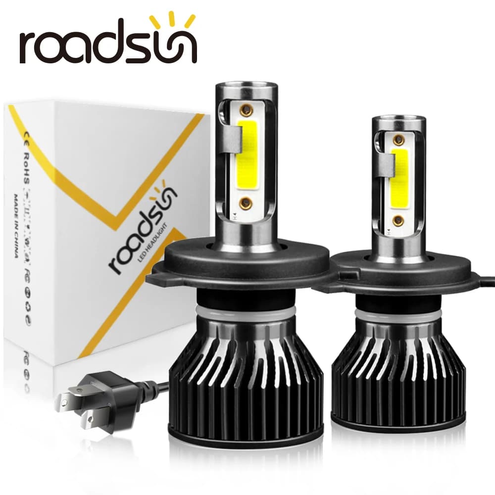 Radsun Mini H4 H7 LED ampoule de phare de voiture 12000LM 6000K H1 H3 H11 H13 9012 9005 HB3 9006 HB4
