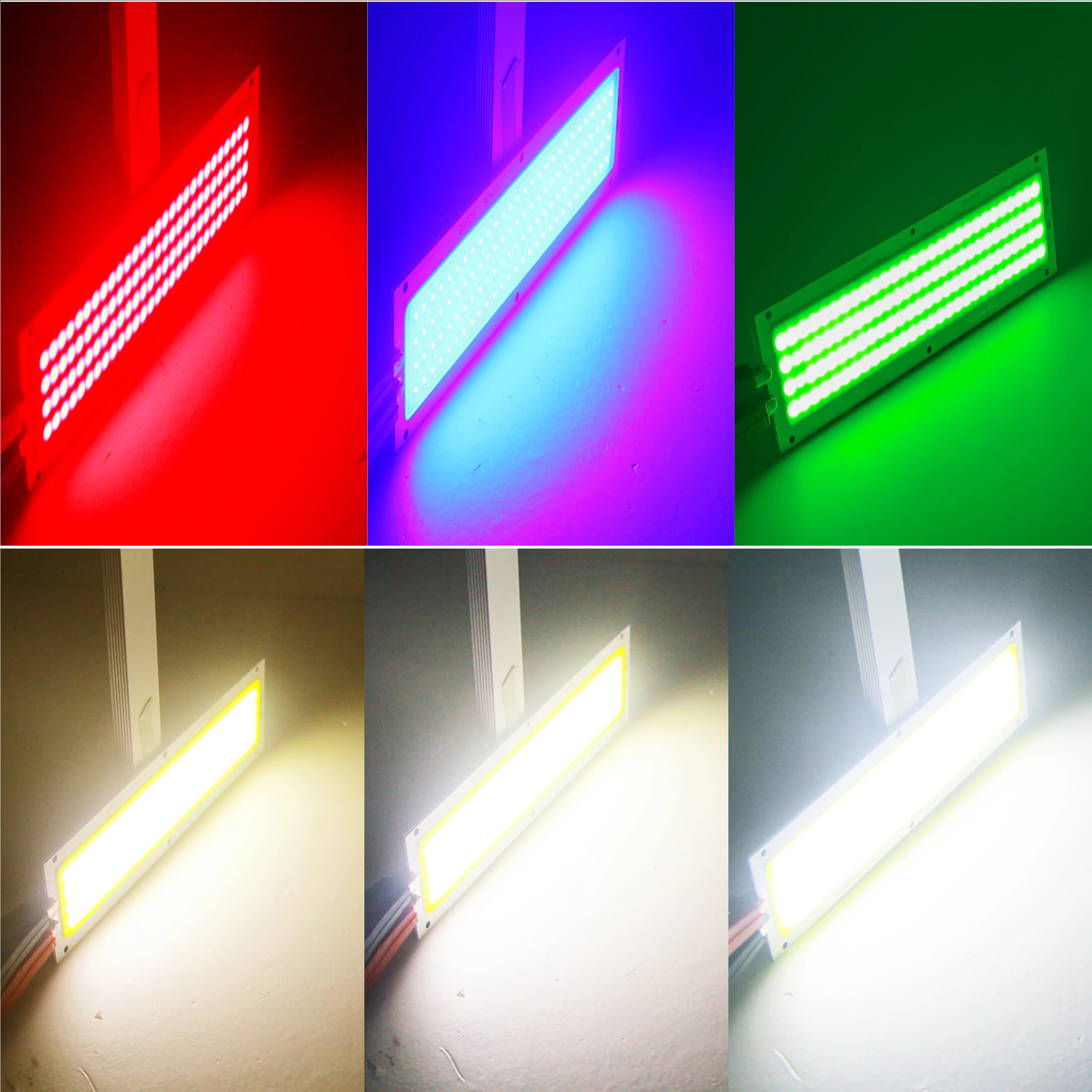 SUMBULBS 16W 1600LM COB LED bande 120x36mm DC 12V entrée bricolage pour voiture lumières lampes de t