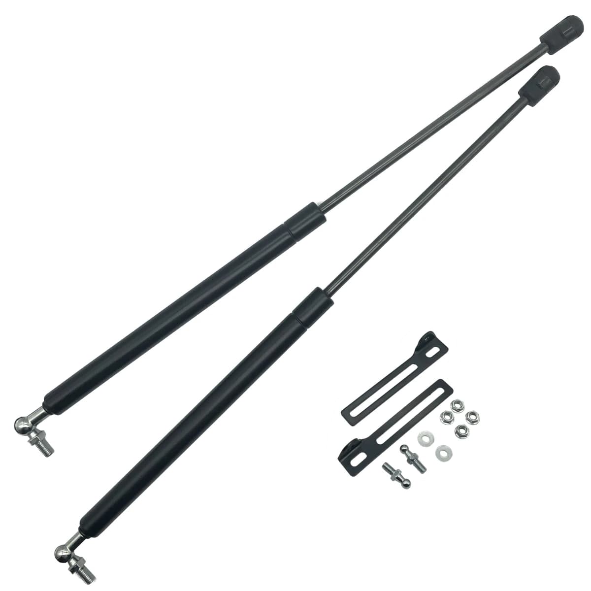 Couvercle de moteur avant de voiture, 2 pièces, capot, entretoises à gaz, tiges de Support de levage