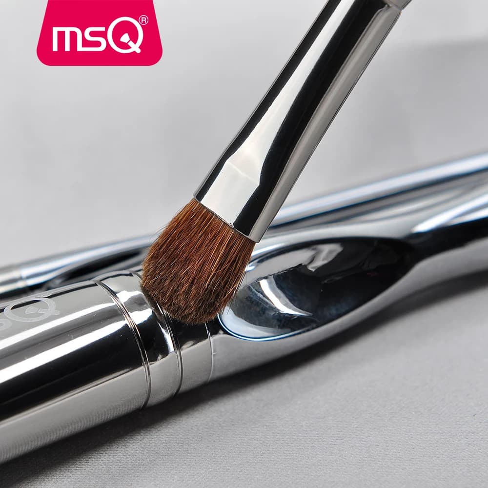 MSQ-Ensemble de pinceaux de maquillage professionnels, 11 pièces, pour poudre, fard à barrage classi