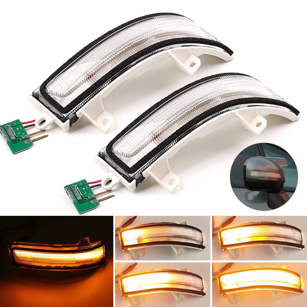 Clignotant d'eau courante pour rétroviseur latéral, clignotant dynamique LED pour Honda Civic 9th Ja