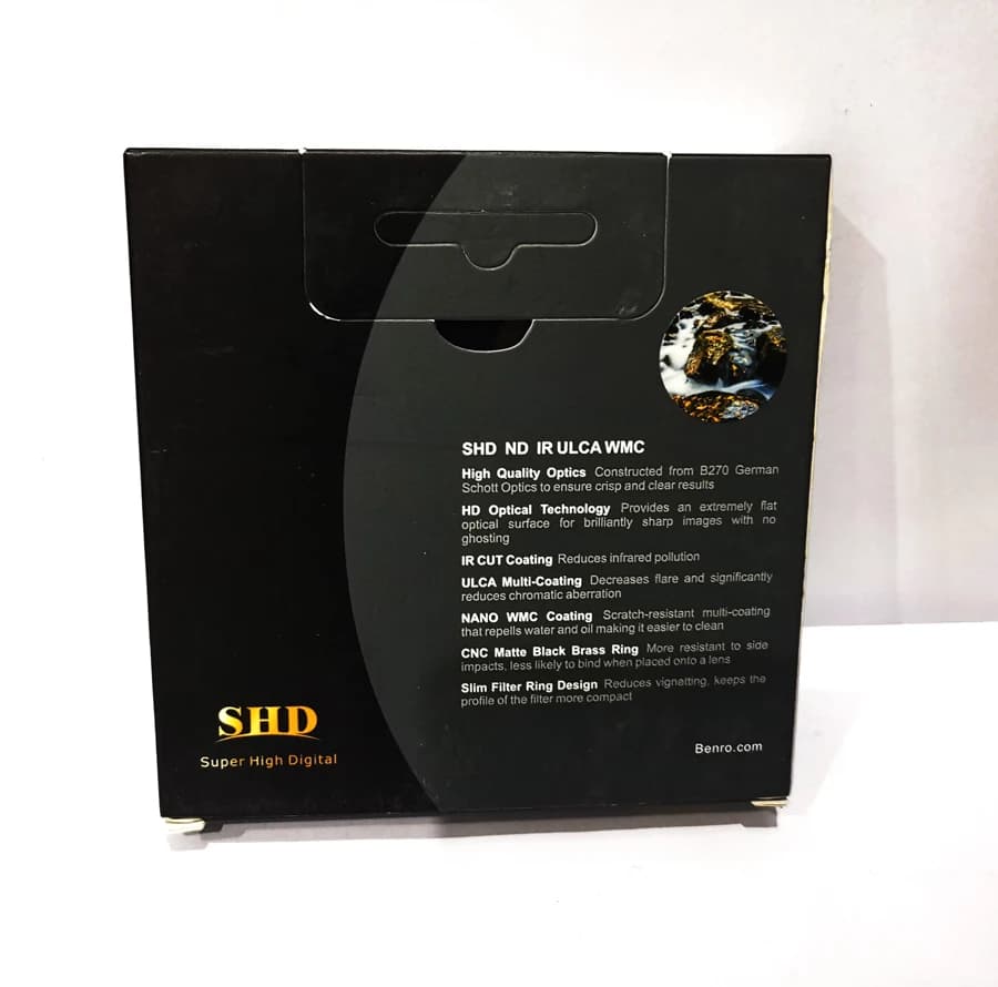Benro 49 52 58 67 77 72 82mm SHD ND16 ND32 ND64 ND128 ND256 ND500 ND1000 Filtre ND circulaire