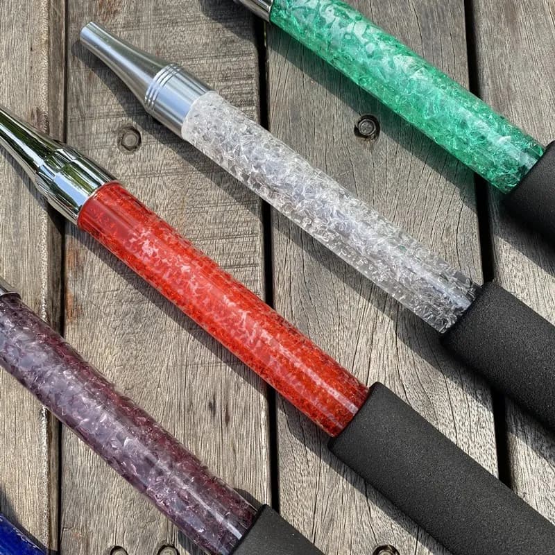 Manche de Gel de glace fraîche pour narguilé de 37CM, embout Shisha à congélation rapide avec éponge