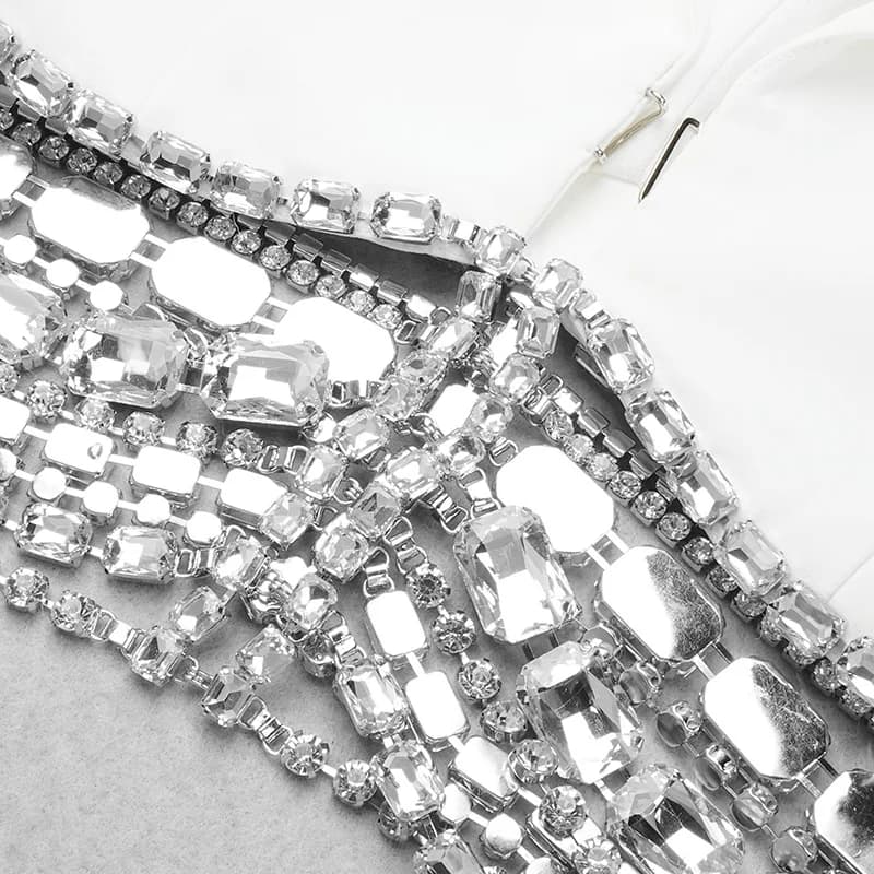 Ensemble de costume de créateur de haute couture 2026, ensemble de jupe et blazer court à chaîne lux