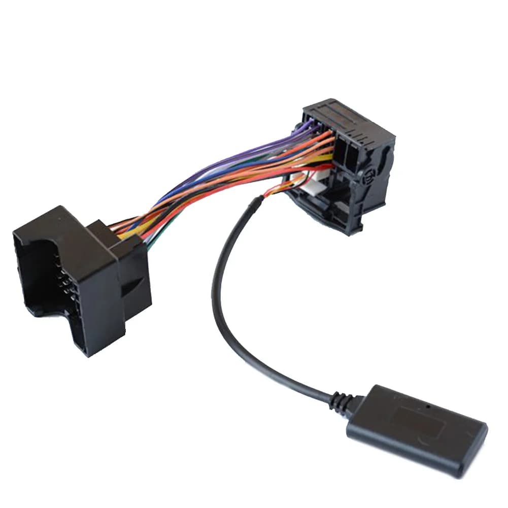 Adaptateur de grande prise audio Bluetooth, câble AUX, 12 broches, BMW E60, E63, E64, E61, E62, nouv